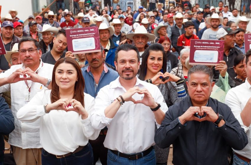 Con sensibilidad y justicia social, Gobierno apoya a productores afectados por heladas