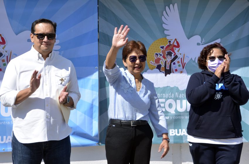 Se sumó BUAP a la Jornada Nacional de Tequios por la Paz y contra las Adicciones