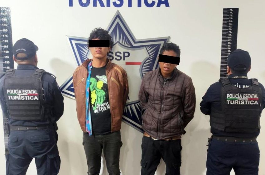 Sujetos asaltan con arma de juguete y son detenidos en Puebla
