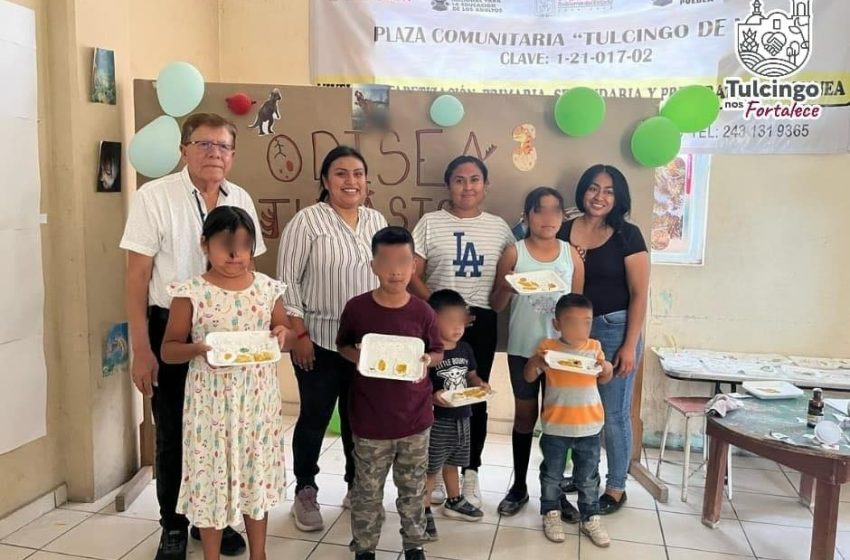 Marubet Meza fomenta la lectura en Tulcingo