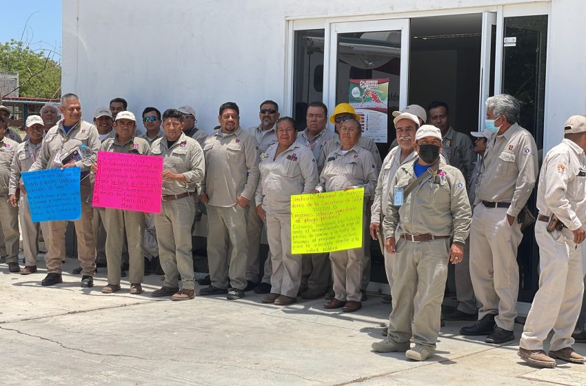 Vectores de Izúcar realizaron paro de “brazos caídos”