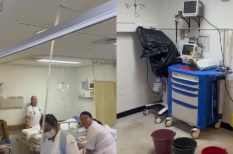 Colapsa techo del área de urgencias en hospital del ISSSTE en Ixmiquilpan
