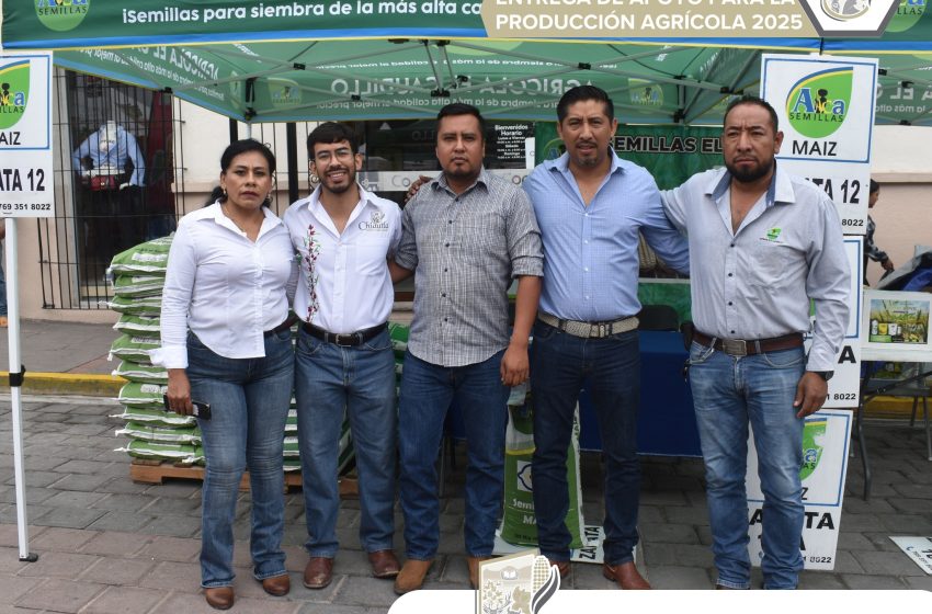 Fortalece gobierno de Chiautla al sector agrícola