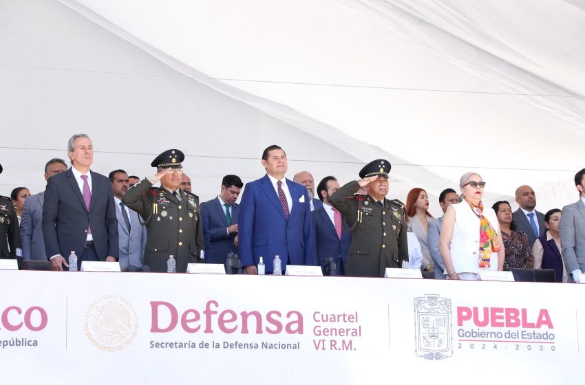 Con escenificación monumental, Puebla honra legado heroico de la Batalla del 5 Mayo