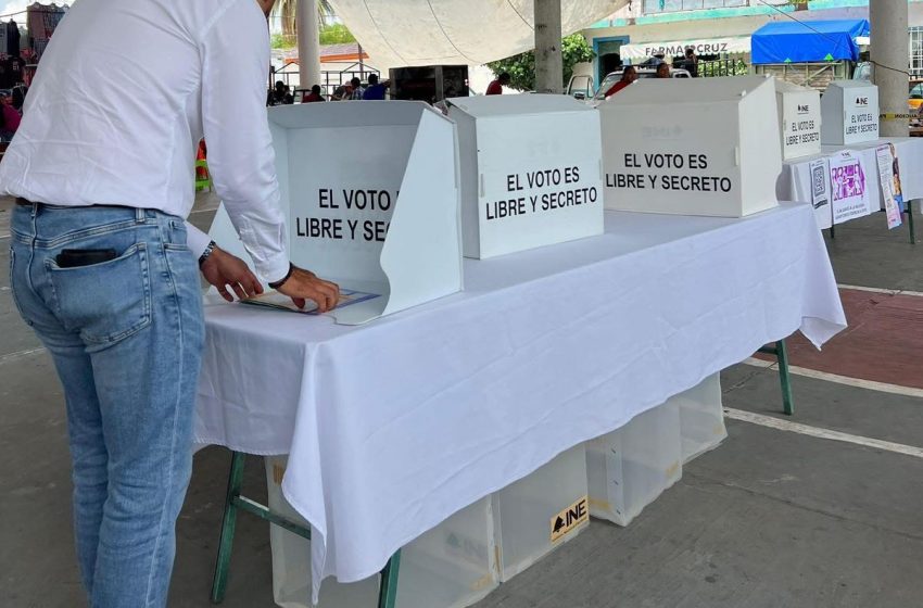 Con baja afluencia, pero votó la mixteca en la elección judicial