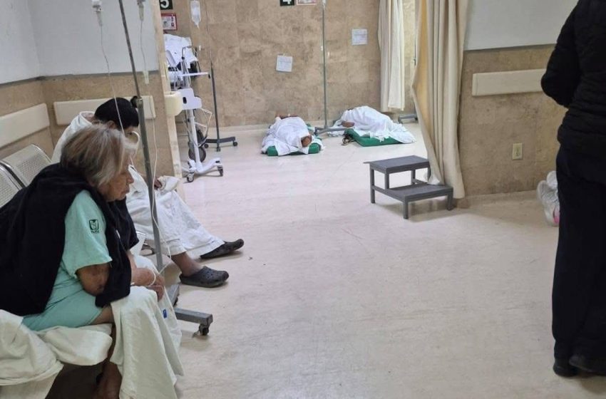 IMSS desmiente imágenes de pacientes en el piso en Tehuacán