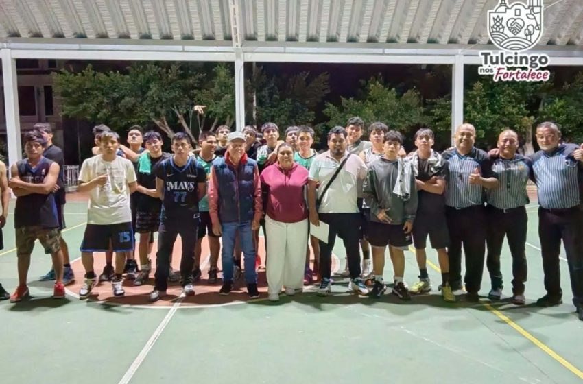 Gobierno de Tulcingo impulsa el deporte
