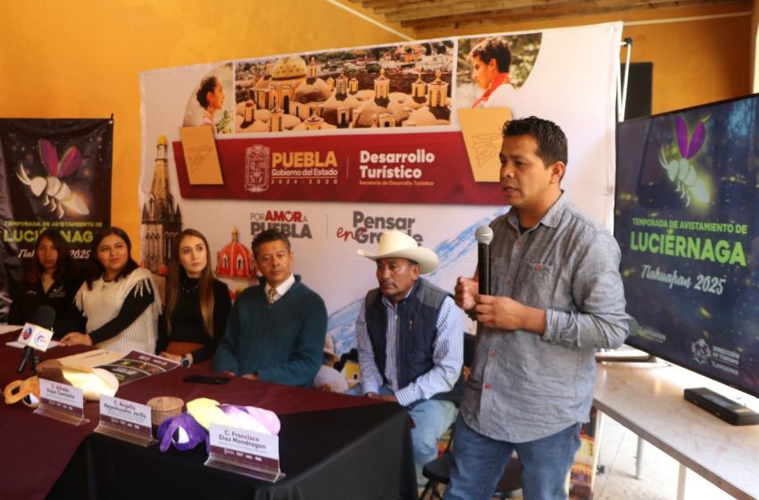 Presentan temporada de la Luciérnaga, Tlahuapan 2025