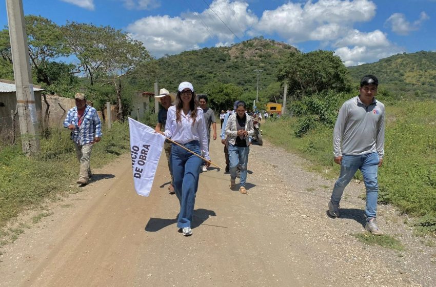 Lluvia Cuadrado continúa con más obras en Anicano