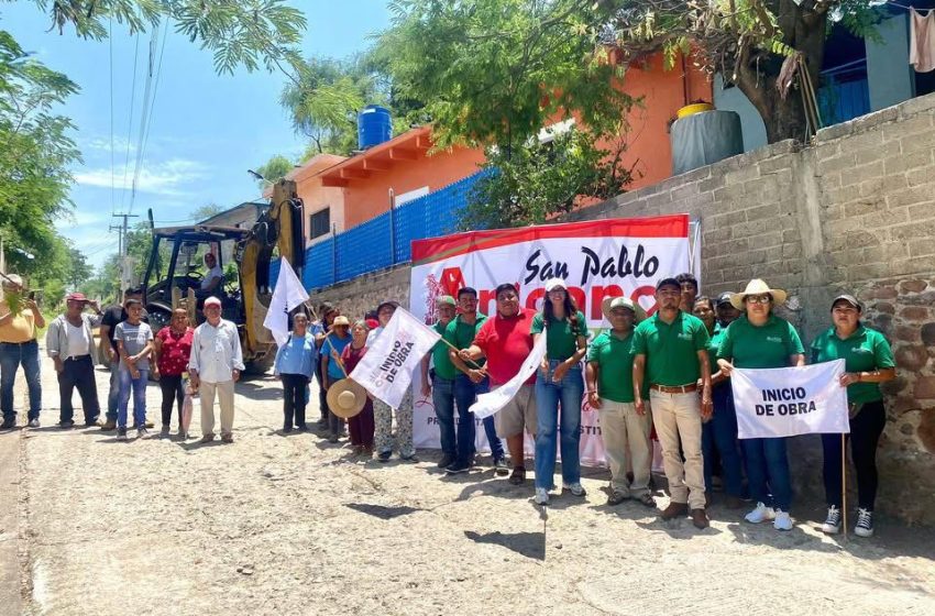 Realiza gobierno de Anicano obras para mejorar movilidad