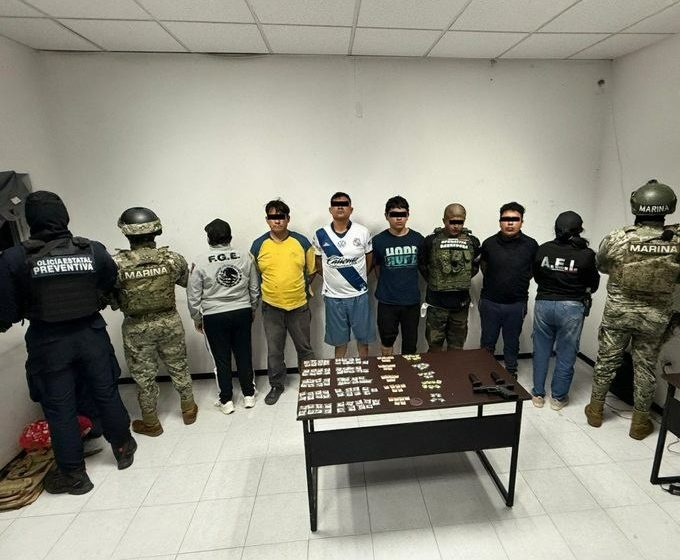 Detienen a integrantes de La Barredora en fraccionamiento de Puebla