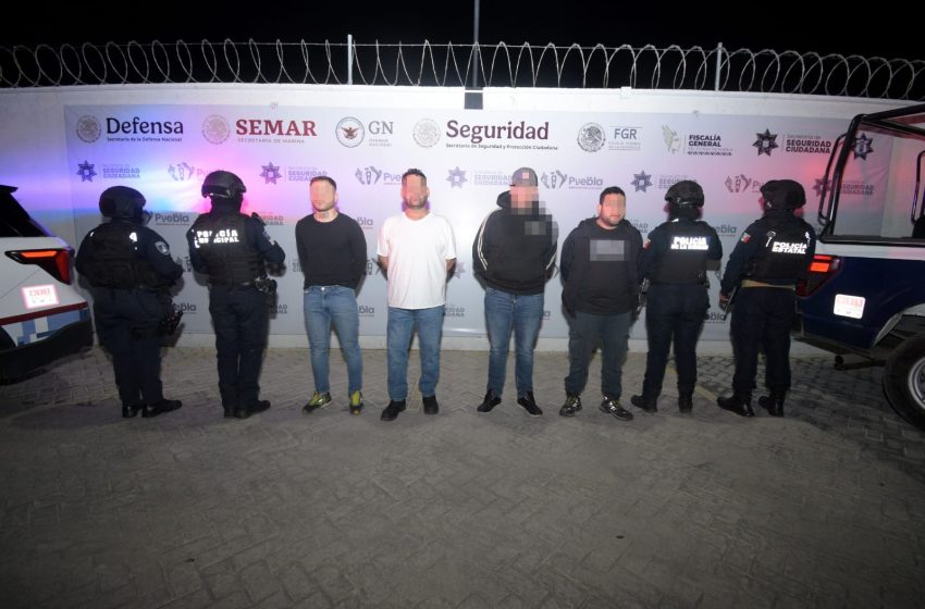 Aseguran a hombres con inhibidores de señal  en Santa María La Rivera