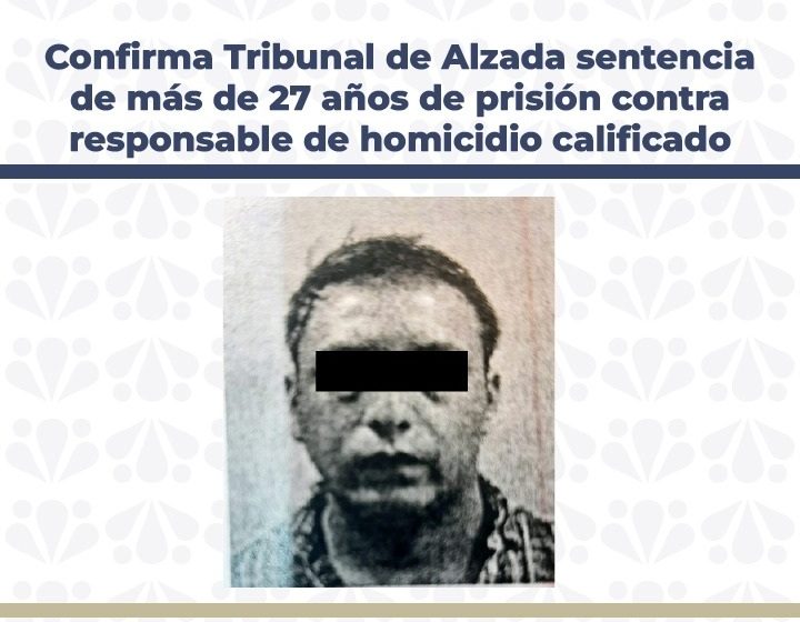 Sentencian a asesino de masculino en La Ciénega