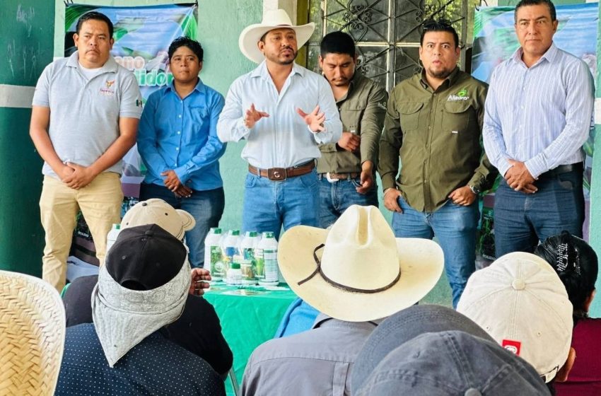 Salvador Mejía trabaja   por el sector agrícola