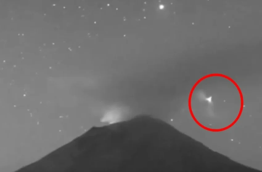 ¿Eran ovnis los objetos luminosos sobre el Popocatépetl?