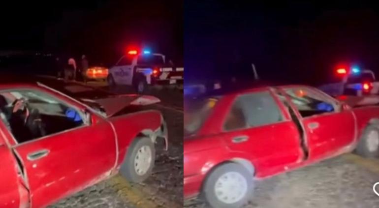 Reportero cubre en vivo el accidente de su propia familia en Acajete
