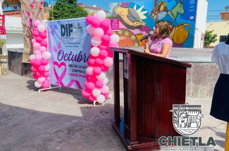 Se previenen en  Chietla contra el  cáncer de mama