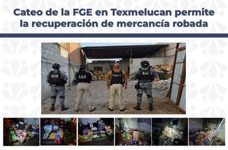Catean domicilio y recuperan mercancía robada en San Martín Texmelucan