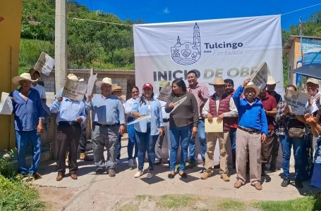 El desarrollo sigue  en Tulcingo de Valle