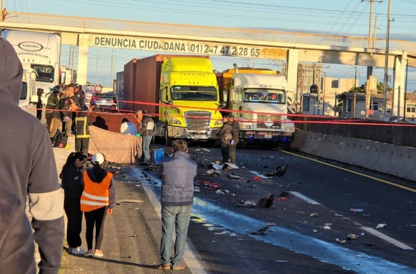 Tráiler embiste a peregrinos en Huamantla