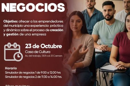 Ariadna Ayala de impulsa la capacitación “Simulador de negocios” para fortalecer el emprendimiento local