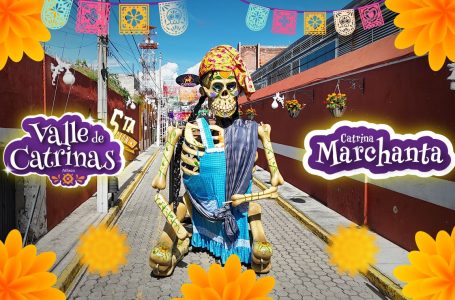 “La Catrina, la Marchanta Madre Agricultora”: homenaje a las mujeres del campo en el Festival Internacional Valle de Catrinas.