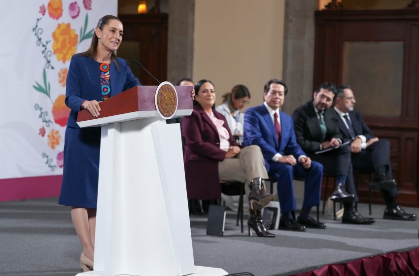 No vamos a caer en la provocación: no a la violencia; a la transformación no la detiene nadie: Presidenta Claudia Sheinbaum