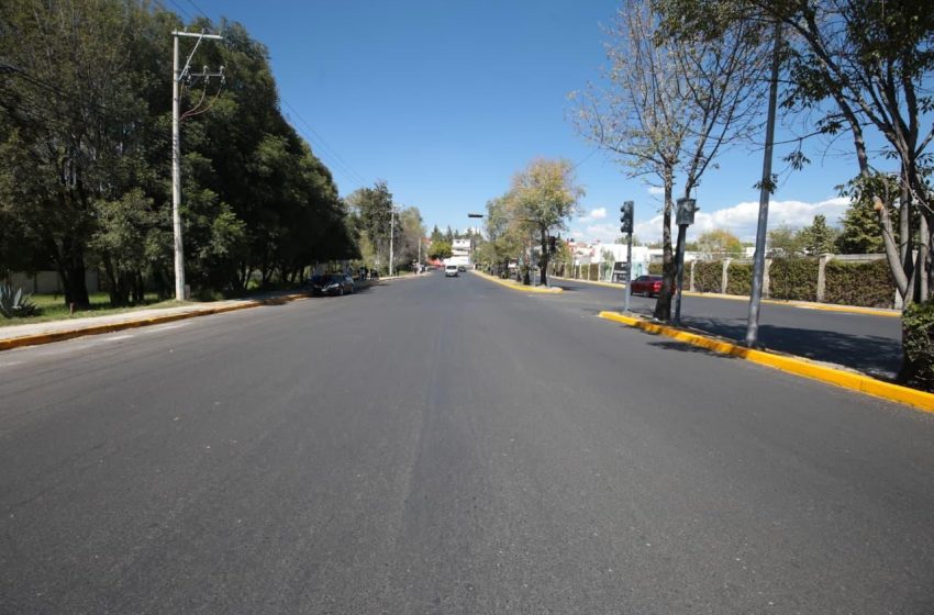 Gobierno de Puebla transforma movilidad con rehabilitación vial en tiempo récord