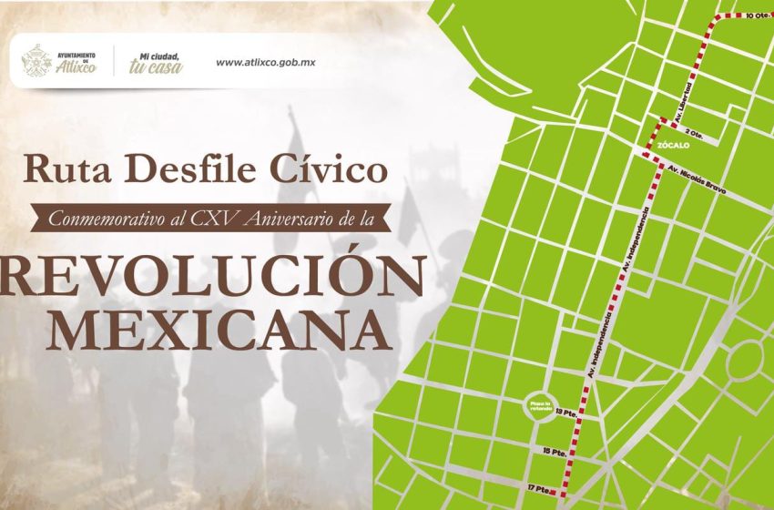 Ariadna Ayala invita al desfile del aniversario de la Revolución Mexicana en Atlixco