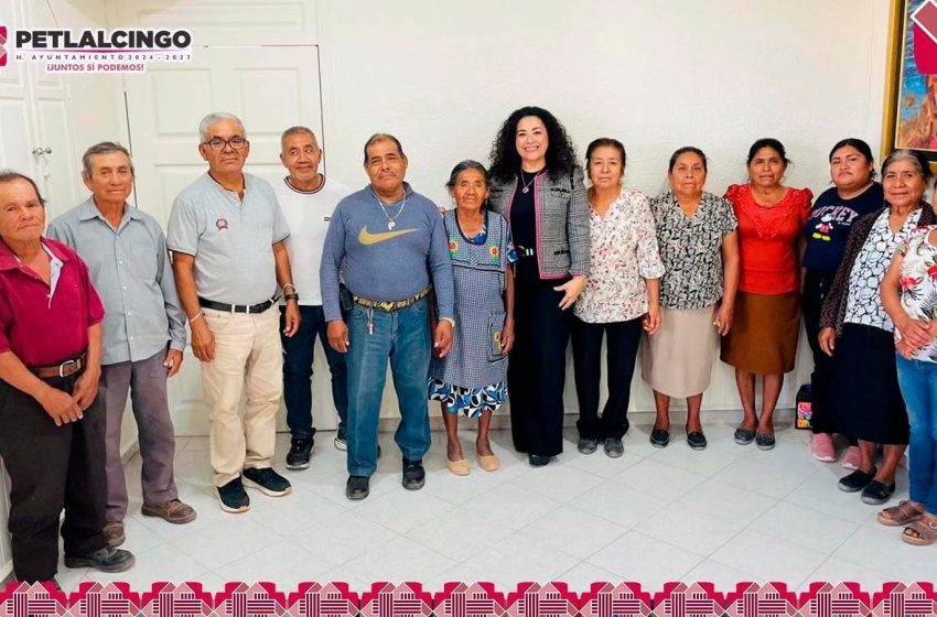 Isabel Vergara brindó apoyo a peregrinos de Petlalcingo
