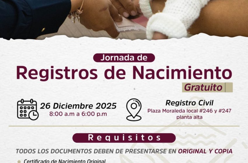 Ariadna Ayala impulsa jornada de registros de nacimiento gratuitos en Atlixco
