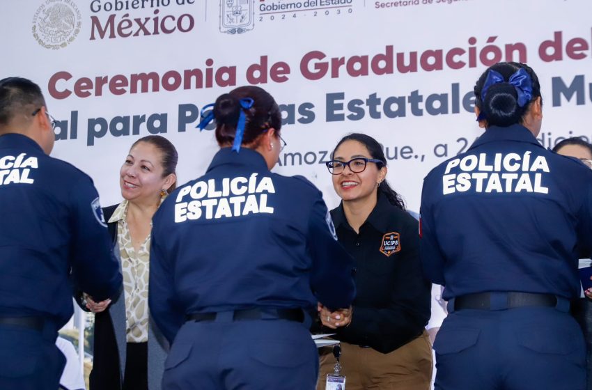 Gobierno de Puebla prepara policías confiables en beneficio de las familias