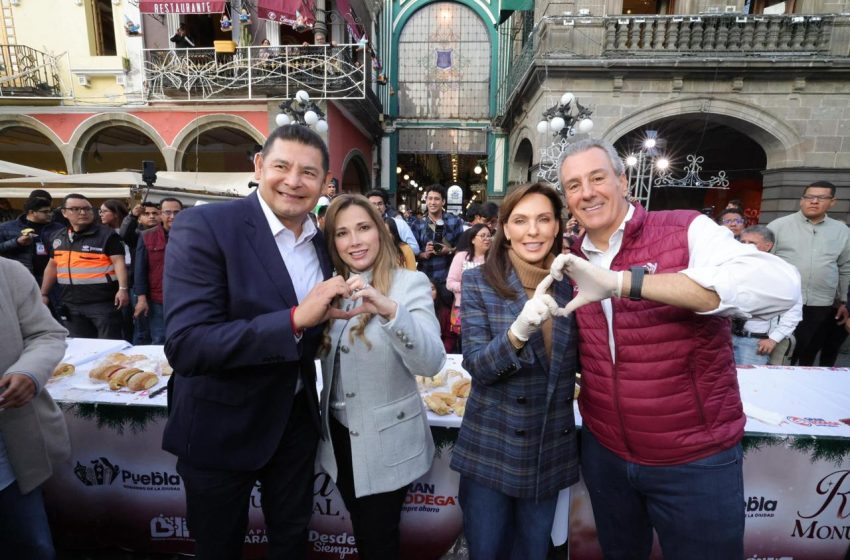 Celebran gobierno estatal y municipal Récord Guinness de Rosca Monumental