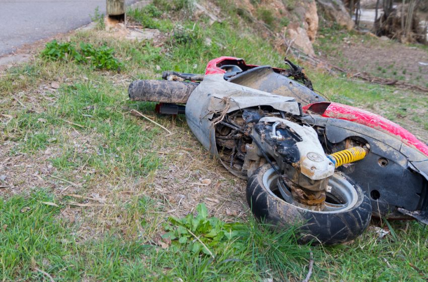 Motociclista murió tras derrapar en Tochimilco.