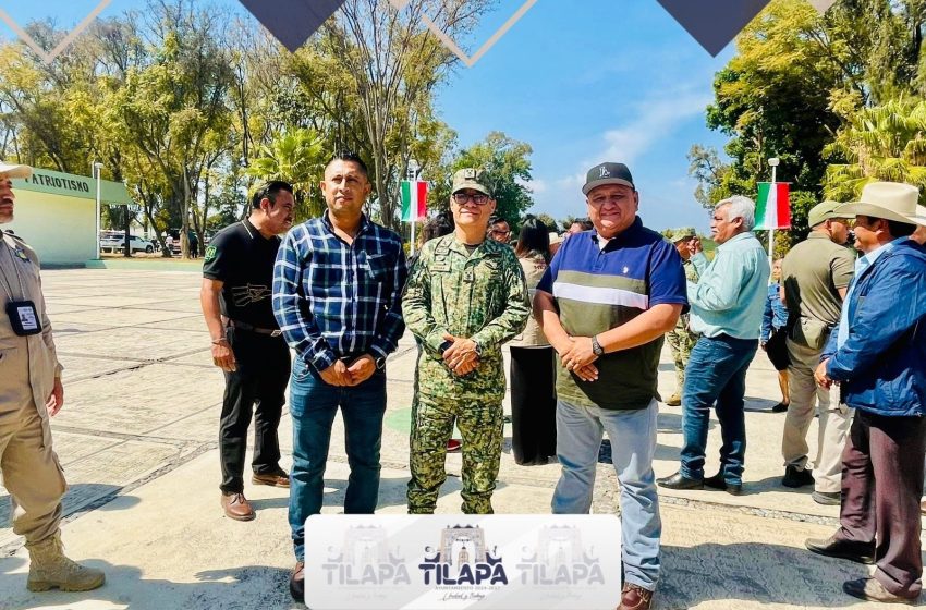 Fortalece alcalde de Tilapa    acciones de seguridad
