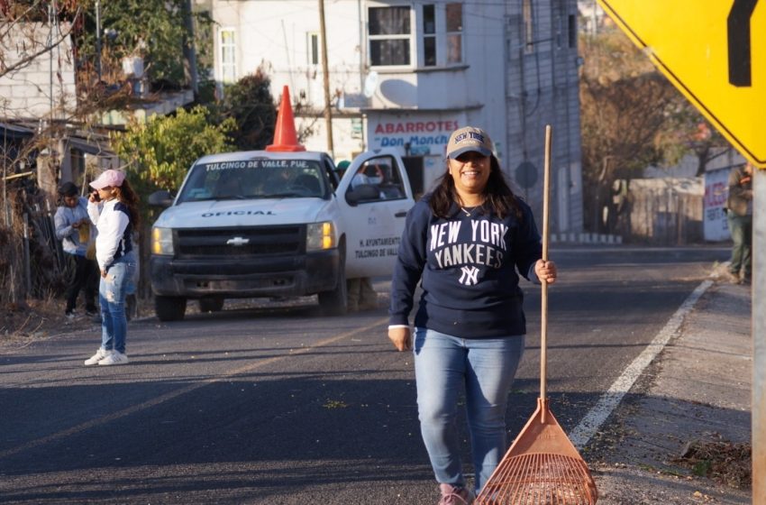 Trabaja Maru Meza por  un Tulcingo más limpio