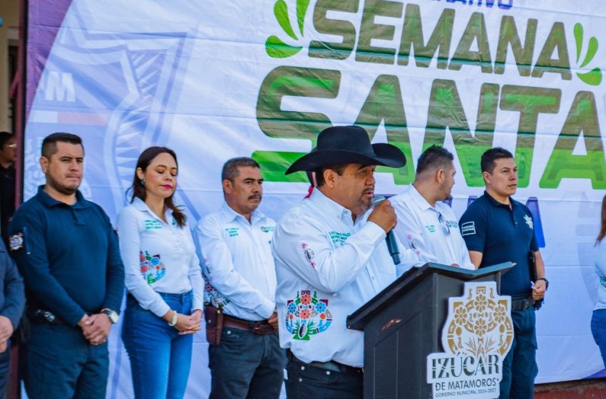 Semana Santa en  Izúcar será segura:    Eliseo Morales