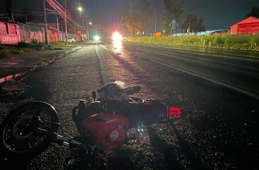 Jovencita muere por    derrape de moto