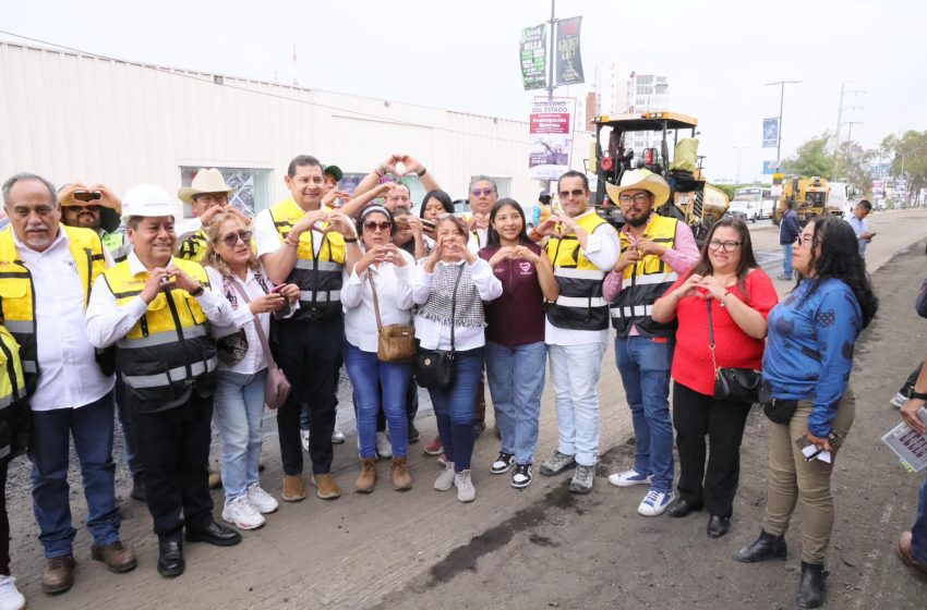 Prolongación Reforma se transforma, pavimentación favorece movilidad de 267 mil poblanos