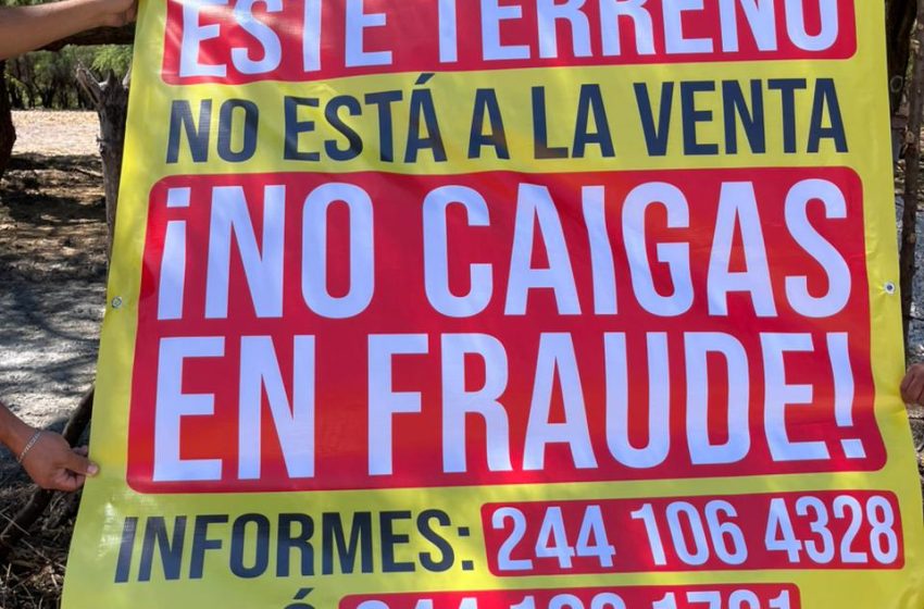 Alertan sobre venta fraudulenta de terrenos en Las Bocas, Izúcar de Matamoros