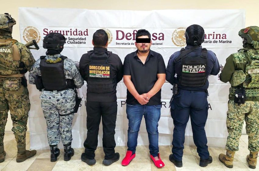Detienen a presunto integrante del CJNG en Puebla
