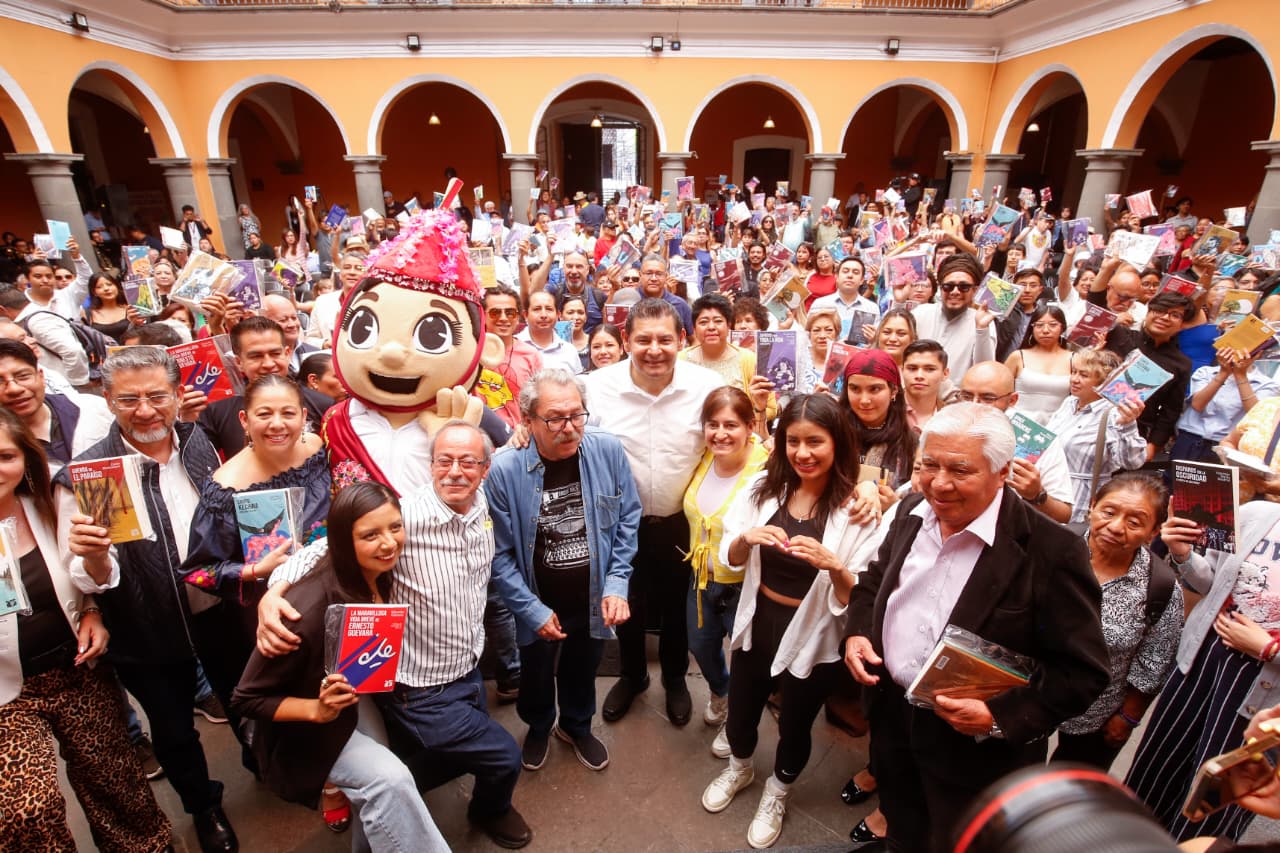 Con lectura, arte y cultura, gobierno estatal impulsa la transformación de Puebla