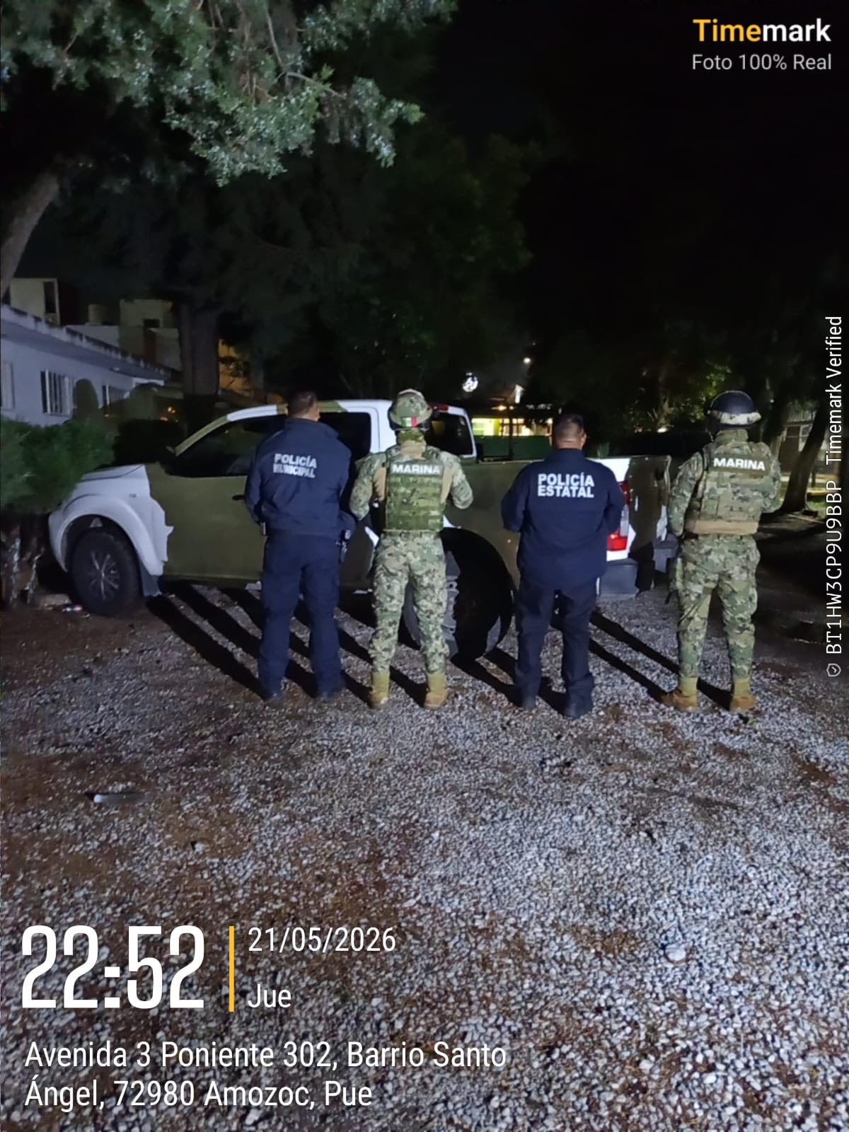 Recuperan camioneta robada tras operativo coordinado en Amozoc