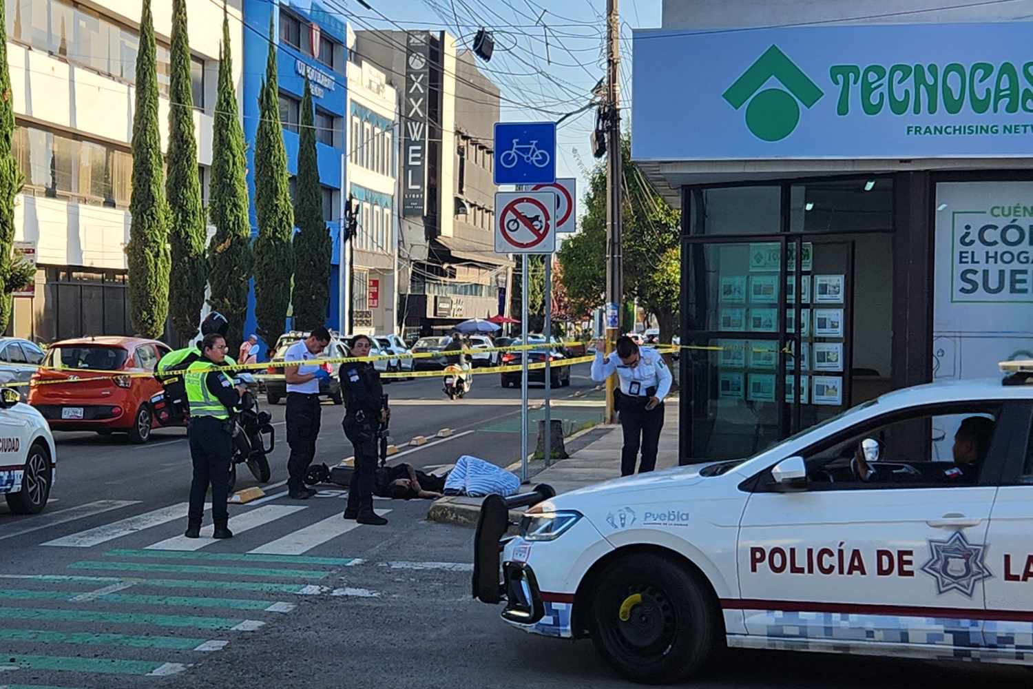 Muere persona tras caer de scooter eléctrico en la colonia Huexotitla de Puebla
