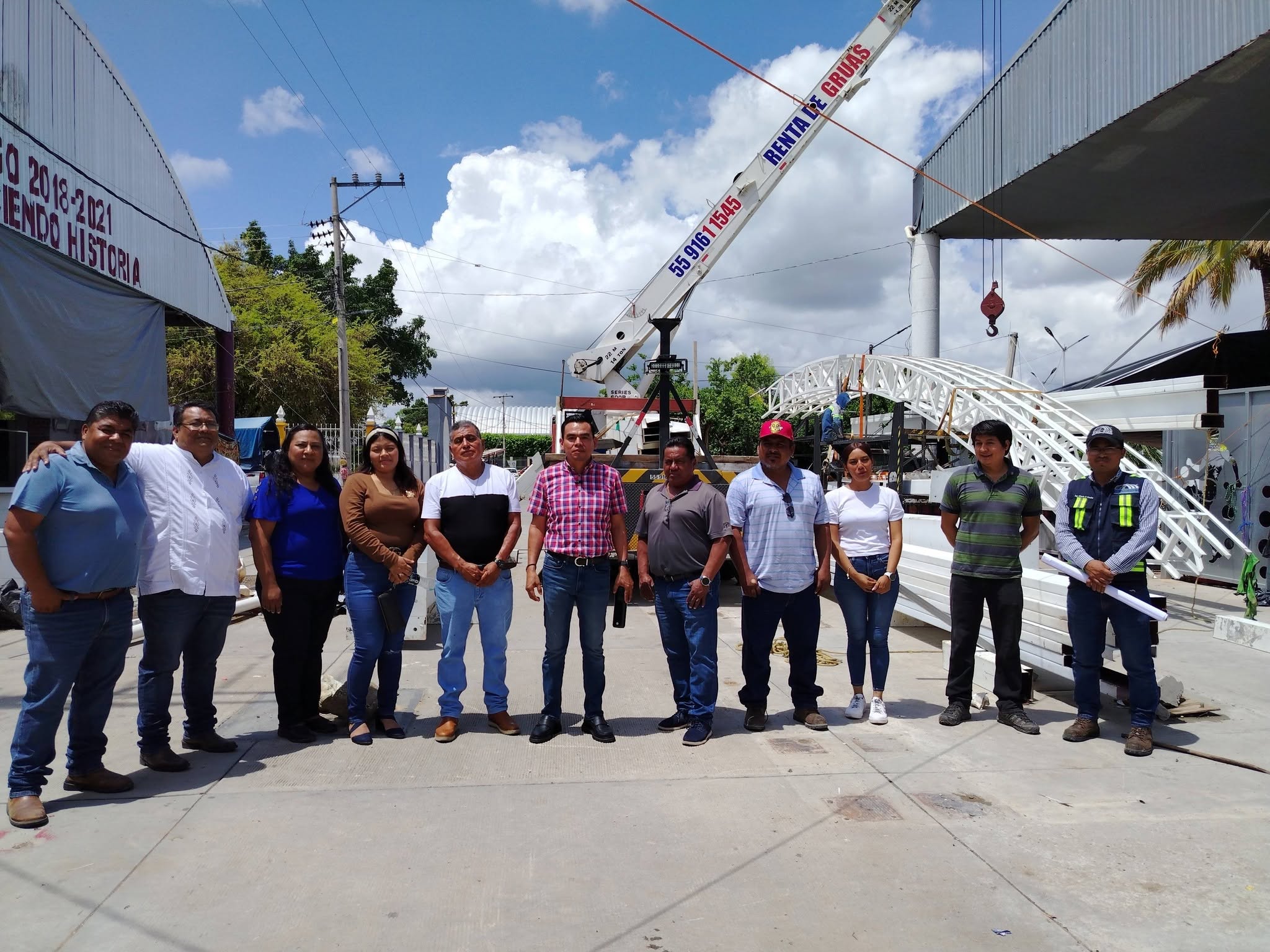 Avanza ampliación del  Mercado en Tehuitzingo
