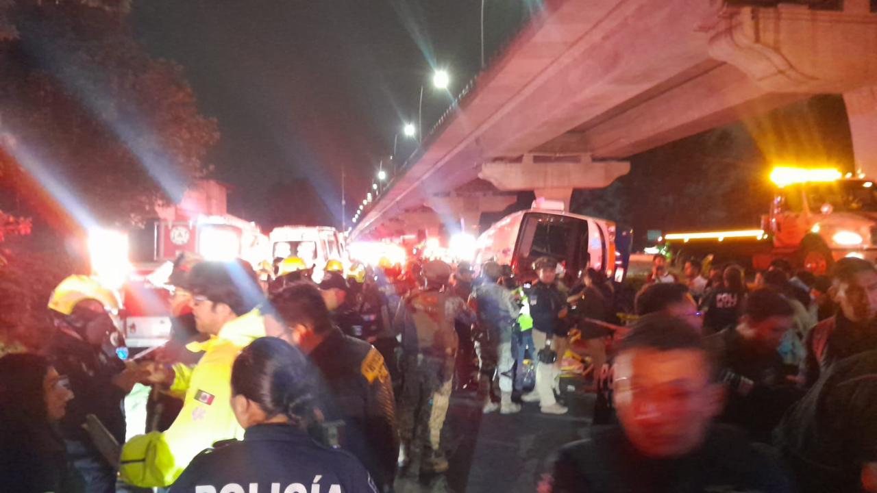 De forma oportuna, gobierno del estado brinda atención a estudiantes tras volcadura de autobús