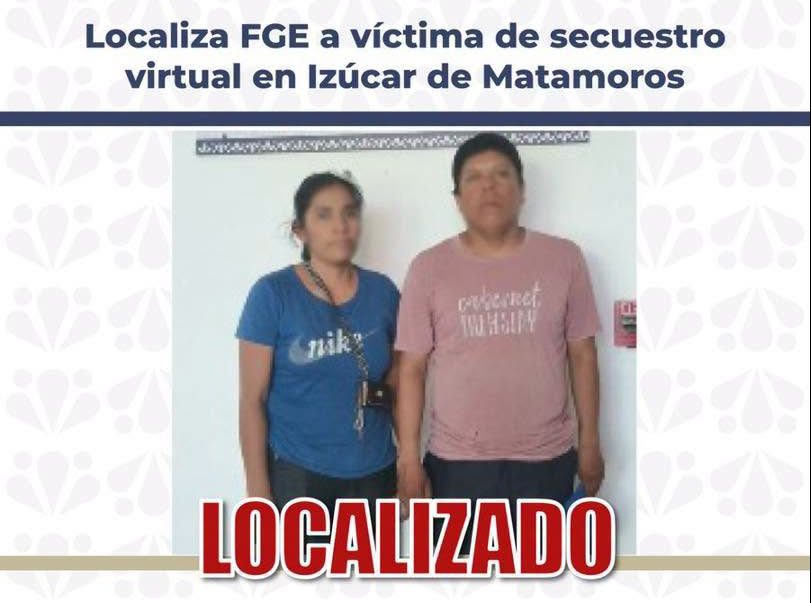 Rescatan a hombre víctima de secuestro virtual en Izúcar