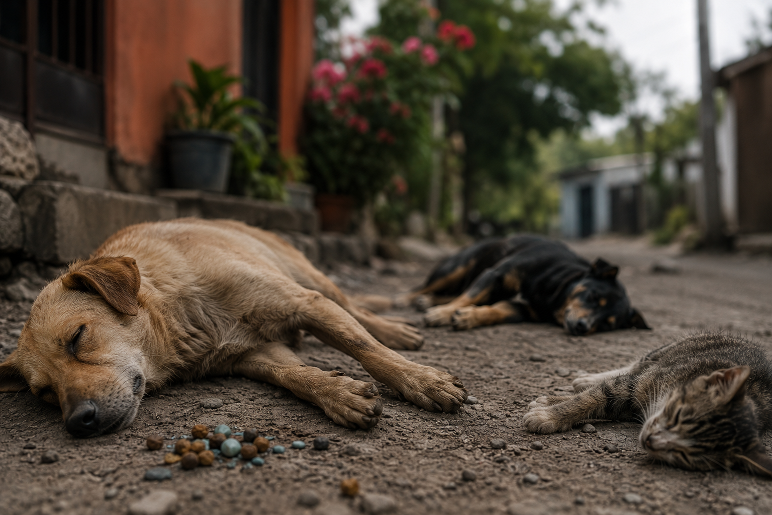 ¡Alerta en San Pedro Calantla! Confirman al menos 9 casos de mascotas presuntamente envenenadas; vecinos exigen investigar