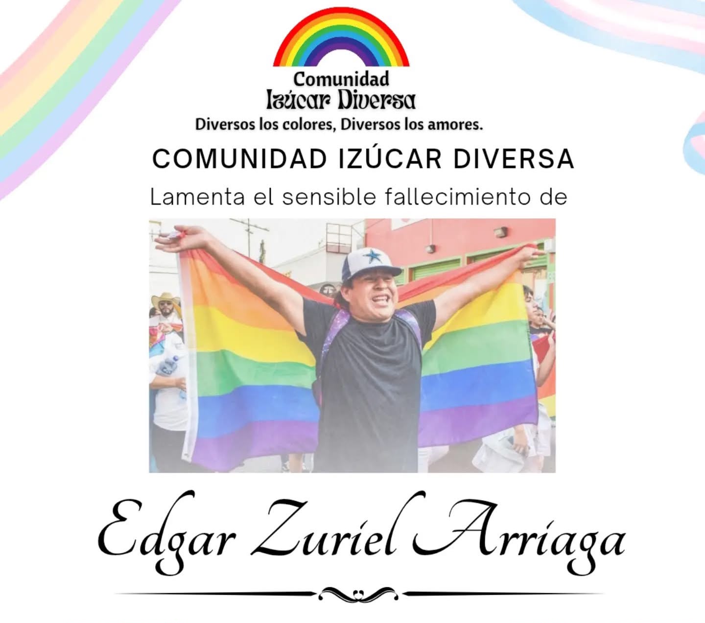 Comunidad LGBT+  de Izúcar está de luto